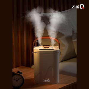 ����ť 1800mL ��뷮 LED ����� ��� �̽�Ʈ������ Ź�� �繫�� ������ ZQ-HM1800D (118.5mm x 118.5mm x 157mm / 235g)