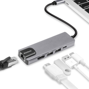 �ӷ��� 4in1 ��Ƽ��� ���� LAN USB HDMI C-MULTI