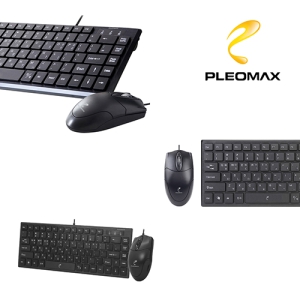 ����Ű���� ���콺 ��Ʈ PLEOMAX �÷����ƽ� MK-300