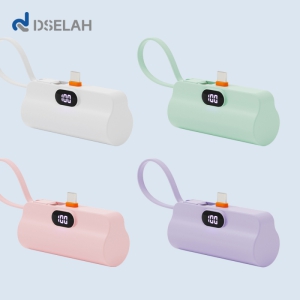 desleah �𼿶� �÷� PD 20W ���� LCD ���� ���÷��� 5000mAh 2 in 1 �̴� ��ŷ�� �������͸�