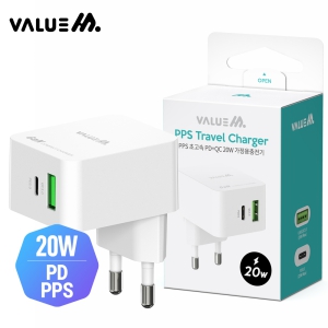 [�����] ������ ������ 20W(PD3.0+QC3.0) 2��Ʈ PPS �ʰ��� �и��� ������(���̺� ����/C+USB)