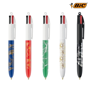 ������ ���� BIC�� 4 Colours�� �ݹ� ���� 360�� �μ� Metal Foil