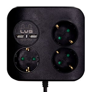 [���׹ڽ�] 3�� �簢ť�� USB ��Ƽ�� 1.4m