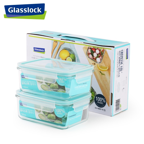 �귣�庰 �ֹ�/��Ȱ��ǰ �۶󽺶� (Glasslock) [�۶󽺶�] Ŭ���� ���簢1100 2�� / RP018021-XC ��ǰ ����