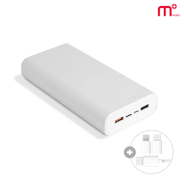 ��ũ�� 30000mAh PD ���� ��뷮 �������͸� M-300Q