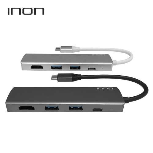 ��ǻ�Ϳ�ǰ USB���/����� ���̳� USB CŸ�� to 3.0 4��Ʈ with HDMI ��� IN-UH110C ��ǰ ����
