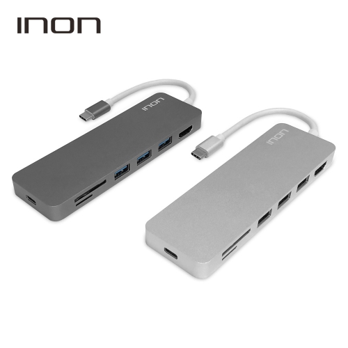 ���̳� USB CŸ�� to 3.0 4��Ʈ with HDMI / SD / Micro SD ��� IN-UH210C