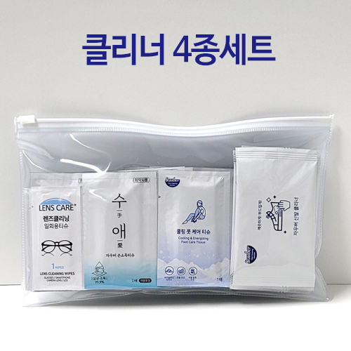 Ƽ��/��Ƽ�� û�ҿ�Ƽ�� ������ Ŭ���� 4����Ʈ ��ǰ ����