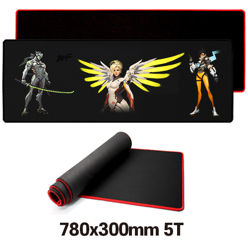 ��ǻ�Ϳ�ǰ ���콺�е� ���е� �β��� �ִ� ���� ������ũ ���е� 5mm (780x300mm) 1P ��ǰ ����