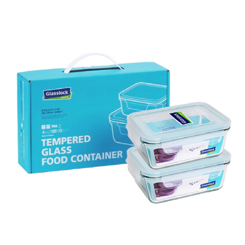 �귣�庰 �ֹ�/��Ȱ��ǰ �۶󽺶� (Glasslock) �۶󽺶� ���簢 2�� ��Ʈ ��ǰ ����