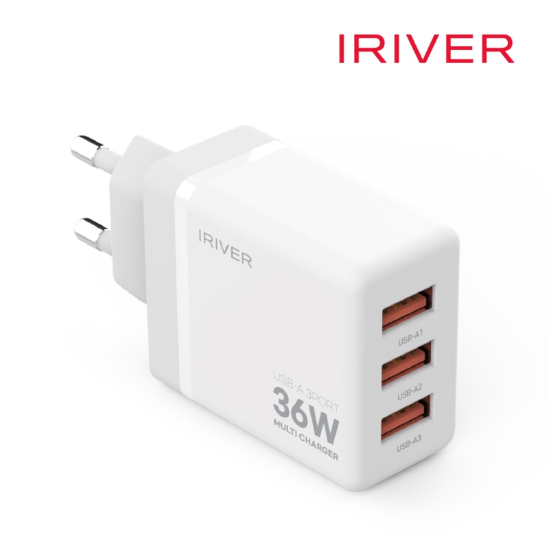 ����Ʈ����ǰ �ڵ��� ������ ��������� ���̸��� IHA-H36A 36W AAA QC3.0 3��Ʈ ��Ƽ ������ ������(AtoC���̺�����) ��ǰ ����