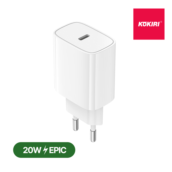 �귣�庰 ������/������ǰ �ڳ��� (KOKIRI) �ڳ��� EPIC GaN 20W CŸ�� 1��Ʈ �ʰ��� ������ (���̺�������) ��ǰ ����