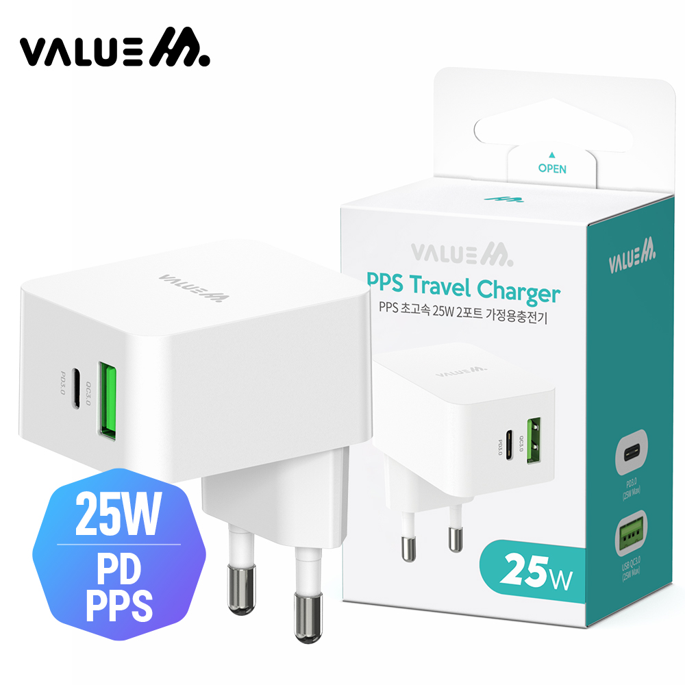 [�����] ������ ������ 25W(PD3.0+QC3.0) PPS �ʰ��� �и��� ������(���̺� ����)