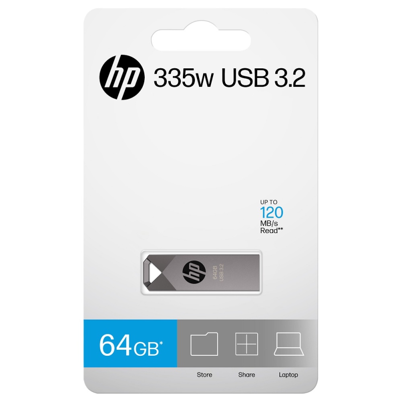 HP 335W USB 3.2 Flash Drives �޴�� ������ġ 32GB~ 256GB