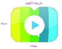 ��ǻ�Ϳ�ǰ | PVC Į�󸶿콺�е� 220*175mm,1T