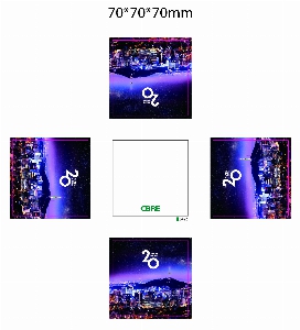 ���� �޸� ��ø �繫 | ĳ���� �� �μ� ť���� ����Ʈ�� 70*75mm 500��_ũ������Ƽ����