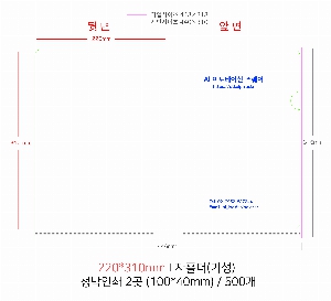 ���Ϸ� PP��ǰ | L��Ȧ��ȭ�� ���μ� 220*310mm