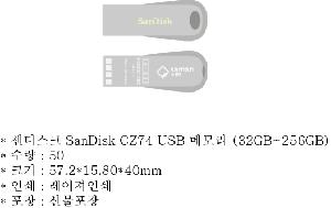 USB�޸� | ����ũ SanDisk CZ74 USB �޸� 32GB~256GB
