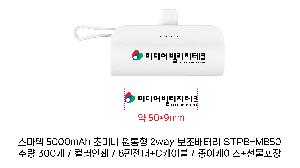 �������͸� | ������ 5000mAh �ʹ̴� ������ 2way �������͸� STPB-MB50