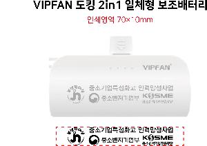 �������͸� | VIPFAN ��ŷ 2in1 ��ü�� �������͸� 5000mAh