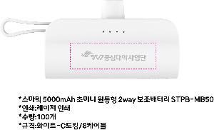 �������͸� | ������ 5000mAh �ʹ̴� ������ 2way �������͸� STPB-MB50
