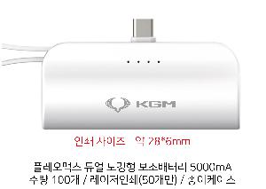 �������͸� | �÷����ƽ� ��� ��ŷ�� �������͸� 5000mA PMPB-MB50