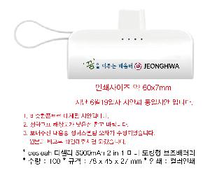 �������͸� | desleah �𼿶� 5000mAh 2 in 1 �̴� ��ŷ�� �������͸�