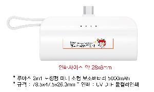 �������͸� | ��߽� 2in1 ��ŷ�� �̴� ���� �������͸� 5000mAh