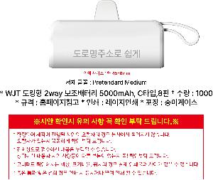 �������͸� | WJT ��ŷ�� 2way �������͸� 5000mAh, CŸ��,8��